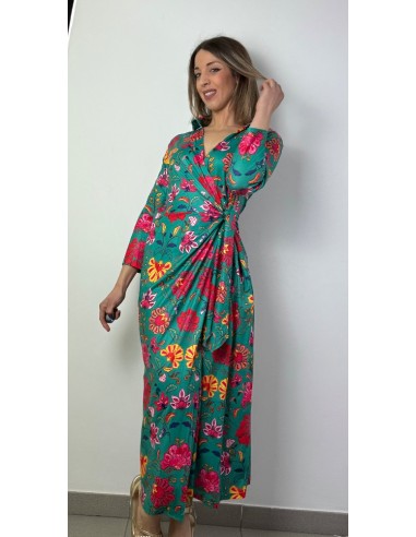 Vestido de punto estampado