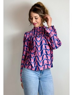 Top estampado