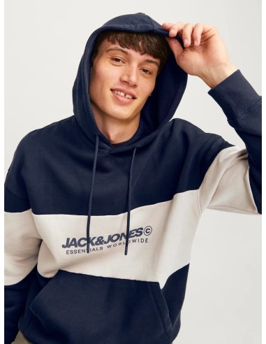 Sudadera Bicolor Jack & Jones | karaesmoda.es