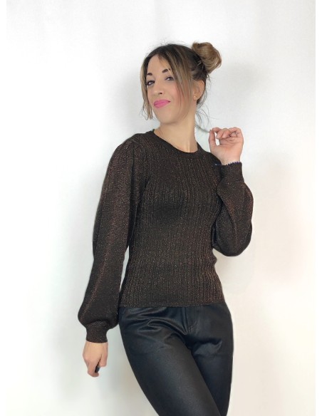 Jersey de Canalé con Brillo | karaesmoda.es